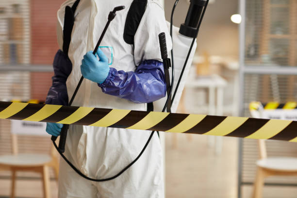 Professional Blood Cleanup technician working in Pleasant Dale, NE